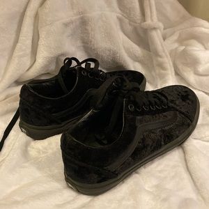 Black Velvet Vans